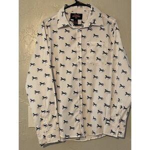 Limited Edition Prosperity NY Long Sleeve Button Up Medium